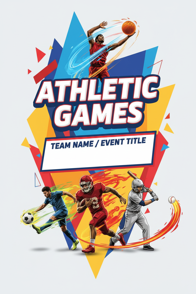 Sports Banners Portrait 3x4